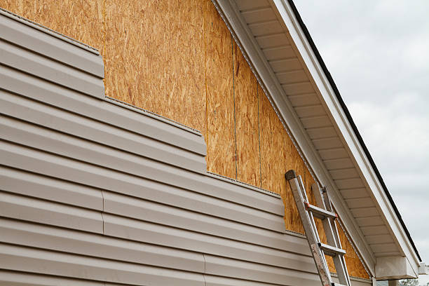 Professional Siding Replacement technician working in Locust Hill, VA